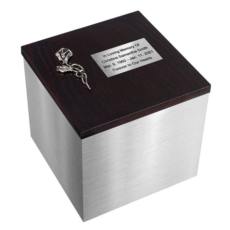 metal ash box|engraved boxes for remains.